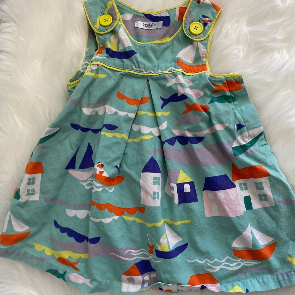 Baby Boden Sailboat sailor dress